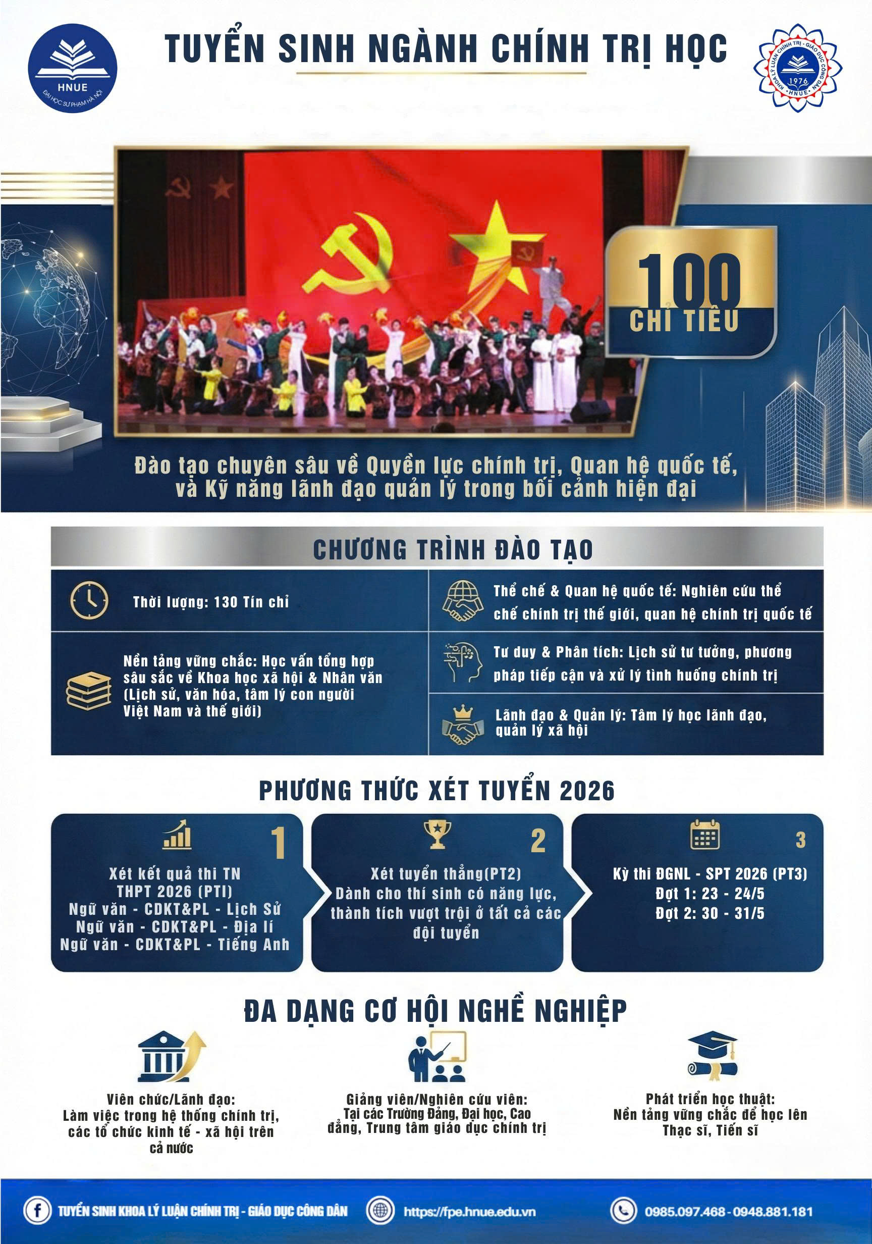 CỬ NHÂN CHÍNH TRỊ HỌC