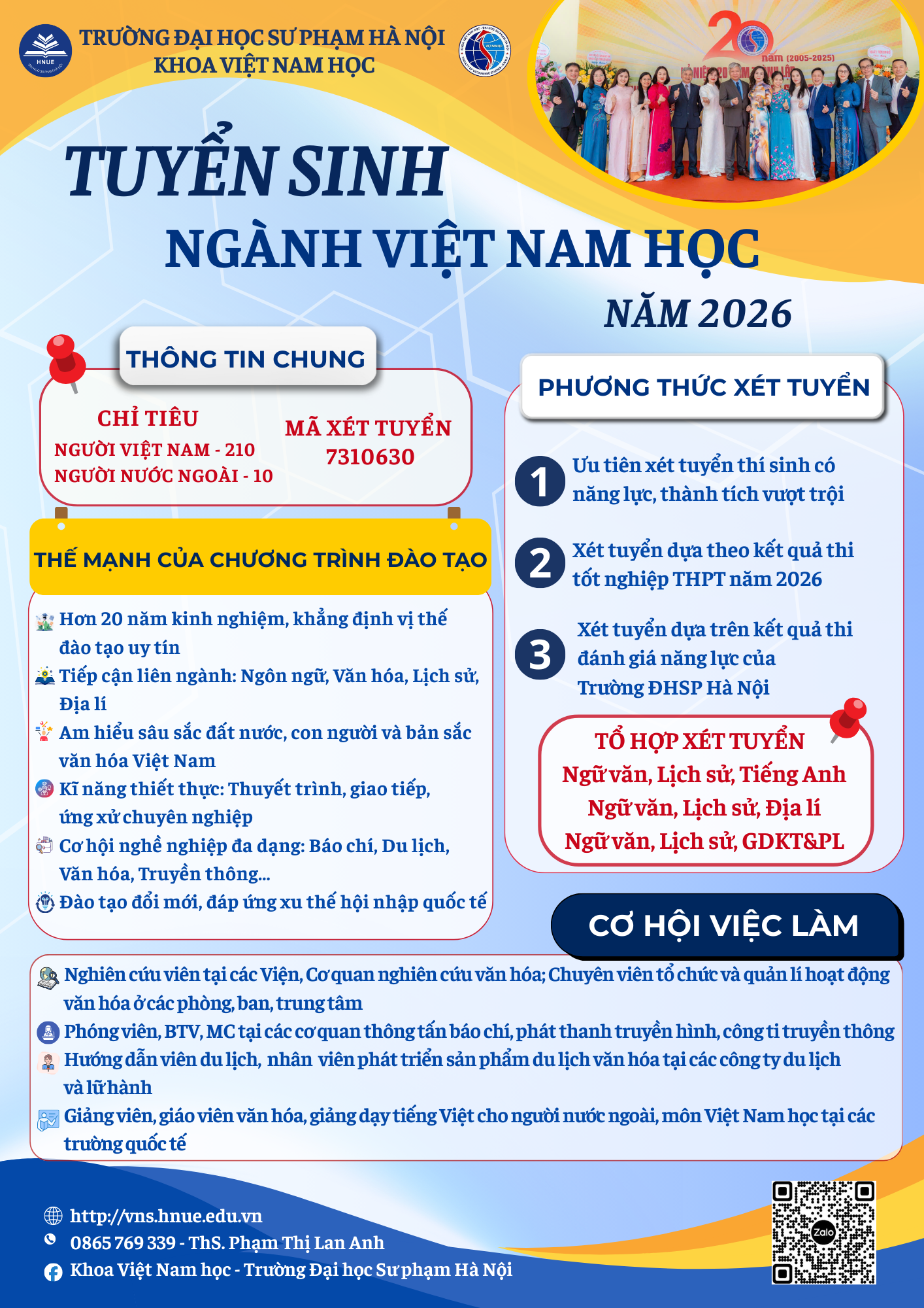 CỬ NHÂN VIỆT NAM HỌC