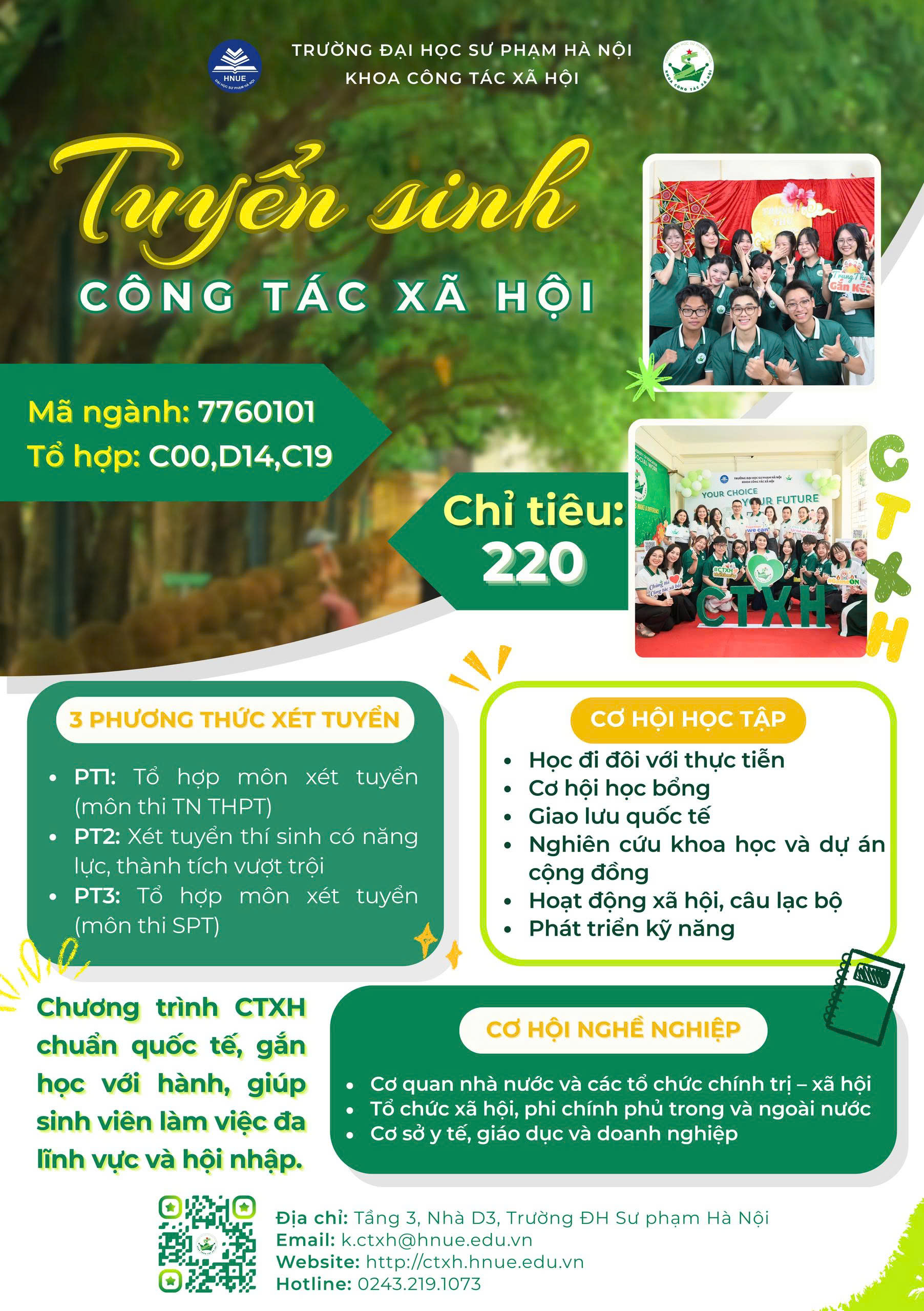 CỬ NHÂN CÔNG TÁC XÃ HỘI