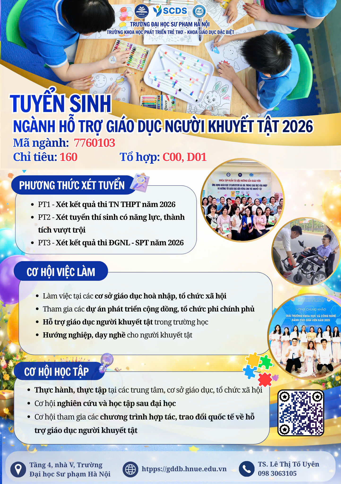 NGÀNH HỖ TRỢ GIÁO DỤC NGƯỜI KHUYẾT TẬT