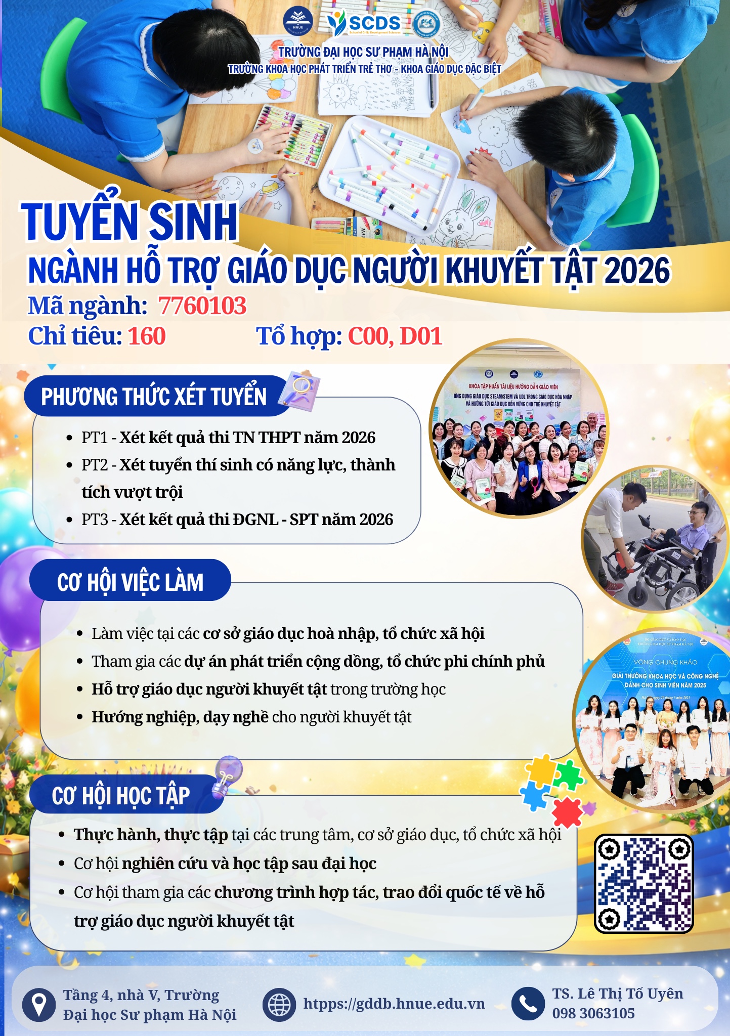 NGÀNH HỖ TRỢ GIÁO DỤC NGƯỜI KHUYẾT TẬT