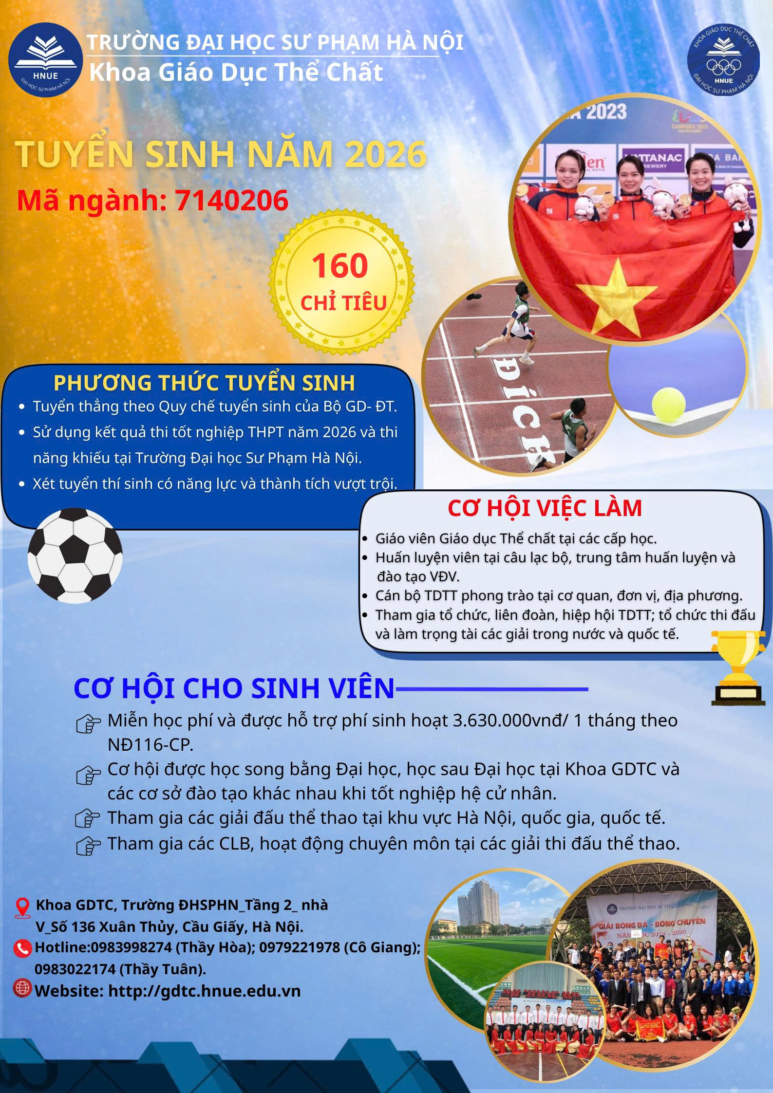 NGÀNH GIÁO DỤC THỂ CHẤT