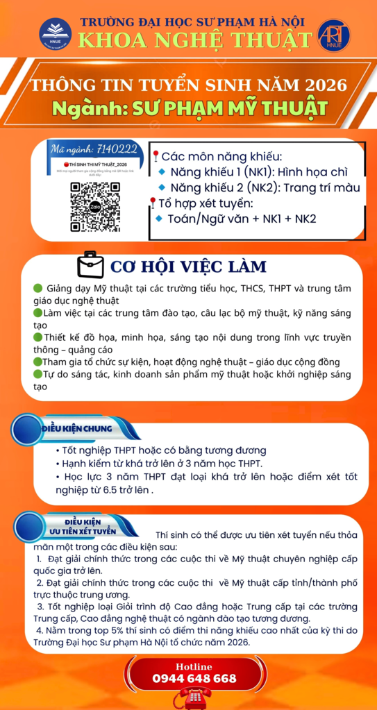 NGÀNH SƯ PHẠM MỸ THUẬT